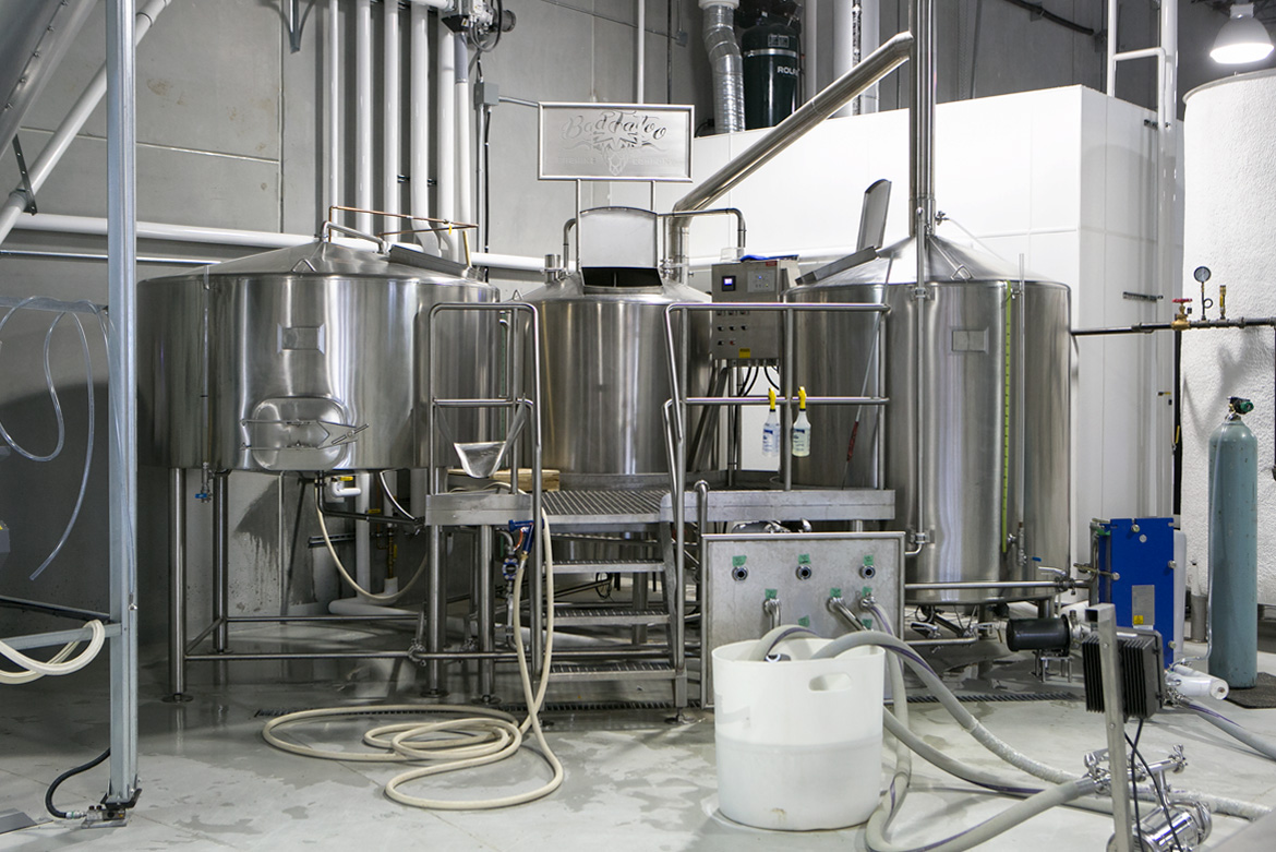 Brew system stainless steel